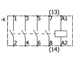 Siemens Modulinis kontaktorius 40A 4Z 0R 230V AC (5TT5040-2)