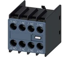 „Siemens“ pagalbinis kontaktas 2NO 2NC, montuojamas priekyje S00-S0 (3RH2911-1FA22)
