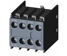 „Siemens“ pagalbiniai kontaktai 2NO 2NC / srovės keliai 1NO 1NC 1NC 1NO / priekinis montavimas, S00–S3 varžtiniai gnybtai, SIRIUS 3RH2911-1XA22-0MA0