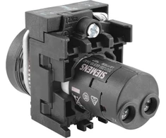 Siemens Sounder 22mm Apvalus Plasticinis Juoda Nepertraukiamas 2.4kHz IP40 3SU1200-6KB10-1AA0
