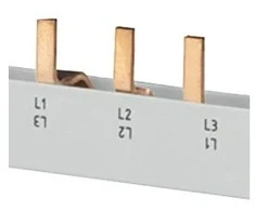 Siemens Jungiamoji šukinė šyna 10qmm 3x1-faz.+HS ilgis 214mm 5ST3743