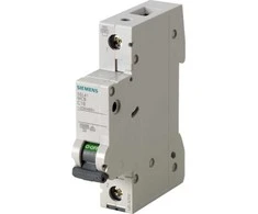 Siemens 5SL4106-7 grandinės pertraukiklis 1P C 6A 10kA AC 5SL4106-7