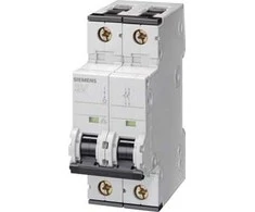 Siemens 5SY4206-7 Grandinės pertraukiklis 2P C 6A 10kA SENTRON 5SY4206-7