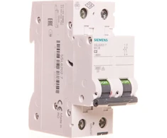 Siemens 5SL6202-7 grandinės pertraukiklis 2P C 2A 6kA AC 5SL6202-7