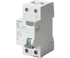 Siemens 5SV4316-0 Liekamosios srovės grandinės pertraukiklis 2P 63A 0,03A Tipas AC 30mA 230V 5SV4316-0