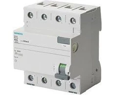Siemens diferencinis srovės perjungiklis 4P 80A 0.03A AC tipo (5SV4347- 0)