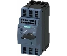 „Siemens S00“ variklio apsaugos klasės automatinis jungiklis su šiluminiu atjungikliu, 4,5...6,3 A, trumpojo jungimo atjungikliu, 82 A, 3RV2011-1GA25