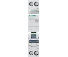 Siemens Automatinis grandinės pertraukiklis 1+N C 6A 6KA 1 mod. (5SL6006-7)