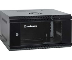 „NetRack“ spintelė, prie sienos montuojama serverio spintelė, RACK 19 4U, 400 mm, ECO-Line*, juoda