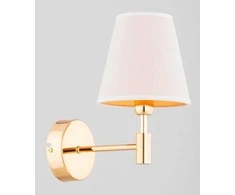 Sieninis šviestuvas Kinkiet Alfa Astrit 28720 kinkiet lampa ścienna 1x10W E14 auksinė/balta