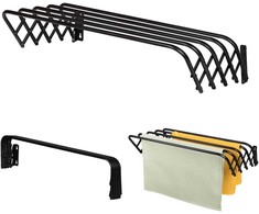 Sieninis šviestuvas Allnet SAUBER 4m/80cm juodas 24801223