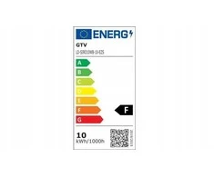 Sieninis šviestuvas GTV NARIN LED fasado šviestuvas 10W 1000lm 4000K IP54 AC220-240V juodas LD-NAR10WB-10