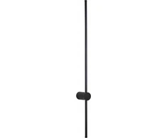 Italux 9W LED sieninis šviestuvas VINTO, juodas, 4000K