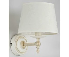 Sieninis šviestuvas Kinkiet Alfa Kinkiet Roksana 18530 lampa oprawa ścienna 1x40W E14 balta