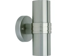 Lauko sieninis šviestuvas IP44 Hanni Brilliant 2x3W GU10 H14cm chromo spalvos