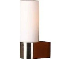 Candellux sieninis šviestuvas MIRROR WALL LAMP 1x40W E14 Matinis NICKEL (21-84500) Candellux