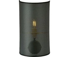 Emibig Aston K1 Juoda auksinis sieninis šviestuvas, modernus LED sieninis šviestuvas, 1148/K1