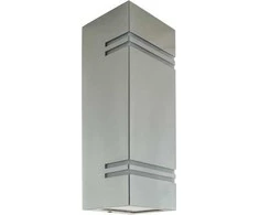 Struhm IDEUS sieninis šviestuvas KELER 2xGU10 INOX IDEUS 0186 lauko sieninis šviestuvas