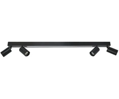 Sieninis šviestuvas Kinkiet Light Prestige Reflektor Spot Perugia Juodas LP-0703/4C