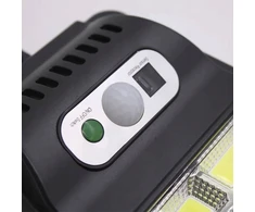 Sieninis šviestuvas Kinkiet LTC Lampa solarna LTC 4x LED COB,4W su judesio jutikliu,zmierzchu , pilot su akumulatorem 1200mAh