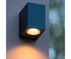 Sieninis šviestuvas Kinkiet Lucide Ogrodowa lamp kinkiet Zaro 69800/01/30 ścienna outdoor juoda