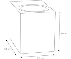 Sieninis šviestuvas Kinkiet Lucide Ogrodowa lamp kinkiet Zaro 69800/01/30 ścienna outdoor juoda