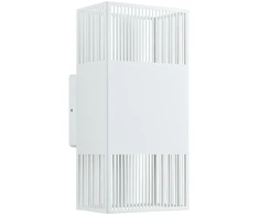 Sieninis šviestuvas Kinkiet Paulmann Oprawa elewacyjna THARIN LED 2 X 3,7W 640lm 3000K IP44 230V balta / metal