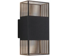 Sieninis šviestuvas Kinkiet Paulmann Oprawa elewacyjna THARIN LED 2 X 3,7W 640lm 3000K IP44 230V juoda / metal