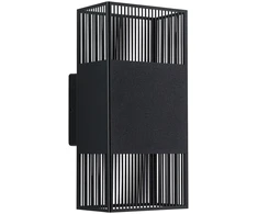 Sieninis šviestuvas Kinkiet Paulmann Oprawa elewacyjna THARIN LED 2 X 3,7W 640lm 3000K IP44 230V juoda / metal