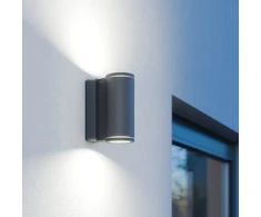 Steinel Sieninis šviestuvas, lauko šviestuvas be jutiklio L940 S PIR, su Bluetooth 14.5W 2xGU-10 3000K, 1240lm IP44 IK03 230V antracitas / aliuminis, plastikas