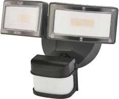 SU-MA Sieninis šviestuvas B56EF LED fasado sieninis šviestuvas IP54 juodas B56EF Duo 6556-PIR