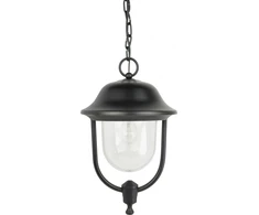 Sieninis šviestuvas SU-MA Lampa kabantis lauko juodas SU-MA Prince K K 1018/1/O