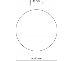 Sieninis šviestuvas Kinkiet TK Lighting ścienny śviestuvas Luna