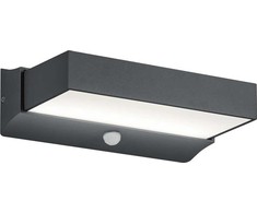 Sieninis šviestuvas Trio 11W LED sieninis lauko šviestuvas CUANDO, antracito sp., 3000K, IP54, su judesio davikliu, šviečia į viršų ir į apačią