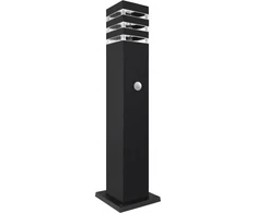 V-TAC sieninis šviestuvas, pastatomas LED sodo šviestuvas, 60 cm (judesio jutiklis), E27 - juodas