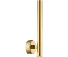 Sieninis šviestuvas Kinkiet Zumaline Minimalistyczna LAMPA ścienna LOYA W0461-02B-K4K4 Zumaline metalo sp. tuba LED 5W 3000K kinkiet auksinė połysk