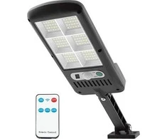 Sieninis šviestuvas Oem Lamex Saulės lempa LTC 120-LED SMD 24W 1800lm 1800mAh + RC