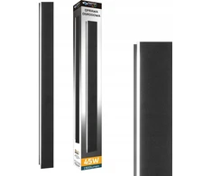 Sieninis šviestuvas LVT LVT Lara 1576 lauko sieninis šviestuvas sieninis šviestuvas 1x45W LED 4000K juodas