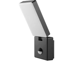 Sieninis šviestuvas Orno ENID LED 10W, sodo šviestuvas su PIR judesio jutikliu, 800lm, IP65, 4000K, pilkas