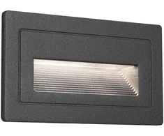 Sieninis šviestuvas Paulmann Sieninės lempos fasado šviestuvas 230V OWŚ Ilgas 4W IP44 3000K 103x62 mm Aliuminis