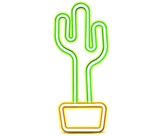 SBS Led lampa Cactus Glow On Neon Effect