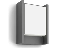 Sieninis šviestuvas Signify „Philips Outdoor A-Label Arbour Wand UE“ 3,8 W 27 K antracito spalvos