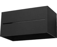 Sollux Lighting Sieninis šviestuvas LOBO MAXI juodas