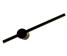 Sieninis šviestuvas Kinkiet Zumaline Zuma Line Troy W90477-40BK kinkiet lampa ścienna 1x6W LED 4000K 800 lm juoda