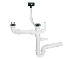 Sifonas McAlpine dvigubas 1,5 "(HC7 + DO2-U)