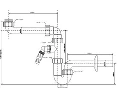 Sifonas McAlpine Single 1,5 "(HC7HC13)