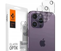 Spigen fotoaparato apsauga iPhone 14 Pro 6,1 / Pro Max 6,7 Optik.TR Camera Protector 2 vnt. Crystal permatomas