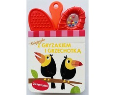 Sigikid Knygelė su kramtuku ir barškučiu. Gyvūnai