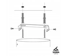 Sigma Perla 33606 pakabinamas šviestuvas, balti rutuliai, 4x12W G9, balta/smėlinė