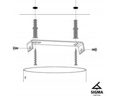 Sigma Sopel 33627 pakabinamas šviestuvas, pakabinamas šviestuvas, 5x4W, G9, auksinis
